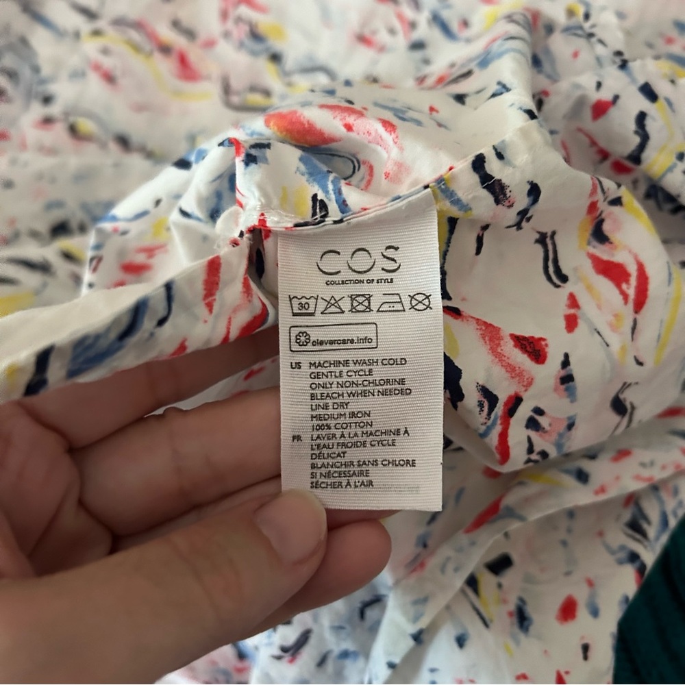 COS Multicolor Abstract Mini Dress - Picture 5 of 7